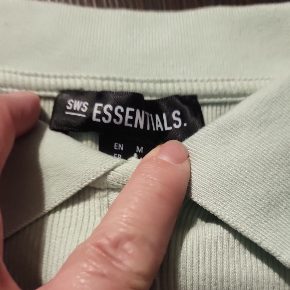 Essentials Polo Shirts - Sky Blue and Mint - Picture 5 of 5